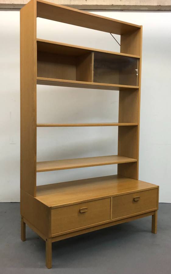 Bookcase with 2 Drawer Base