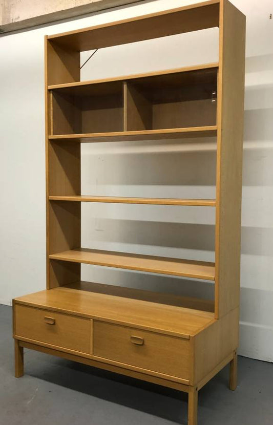 Bookcase with 2 Drawer Base