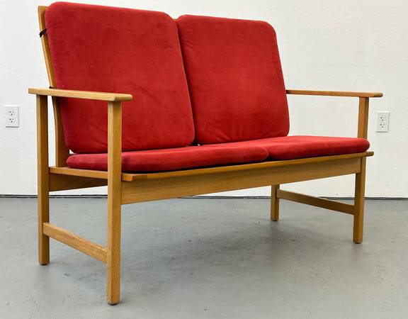 Danish Lounge Chair Loveseat Sofa Rocking Chairs By Borg Mogensen