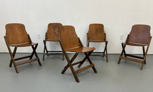 Antique Wood Folding Chairs