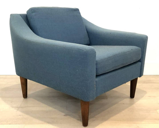 Blue Lounge Chair by Folke Ohlsson for DUX