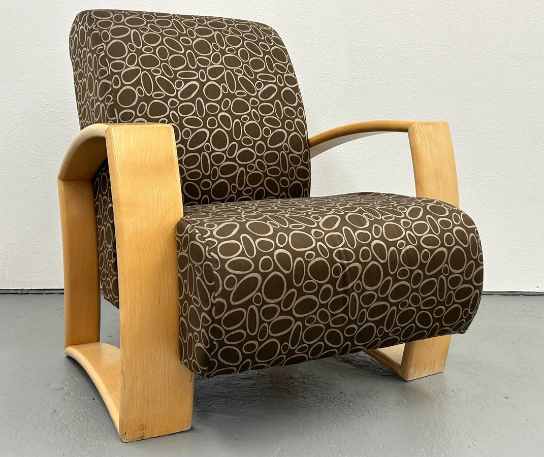 Art Deco Style Lounge Chair