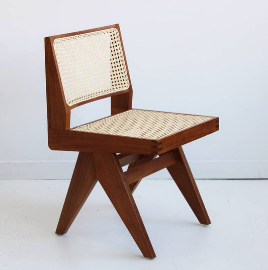 Pierre Jeanneret Style Side Chair