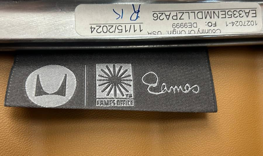 Eames Aluminum Group New Leather Chair