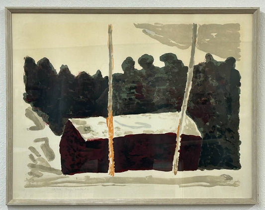 Thage Nordholm Barn Lithograph