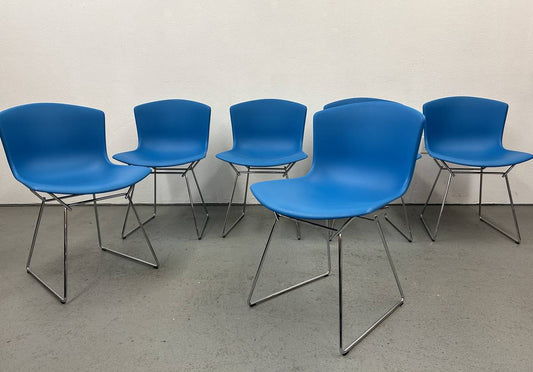 Knoll Bertoia Blue Shell Chair