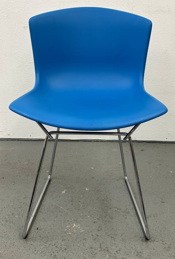 Knoll Bertoia Blue Shell Chair