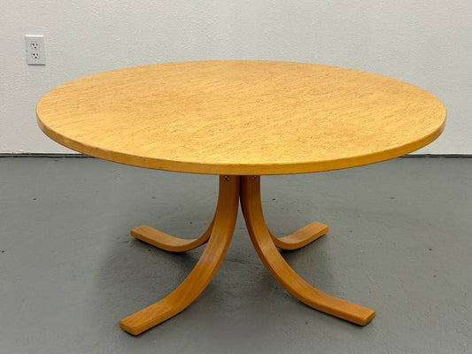 Burl Top Coffee Table