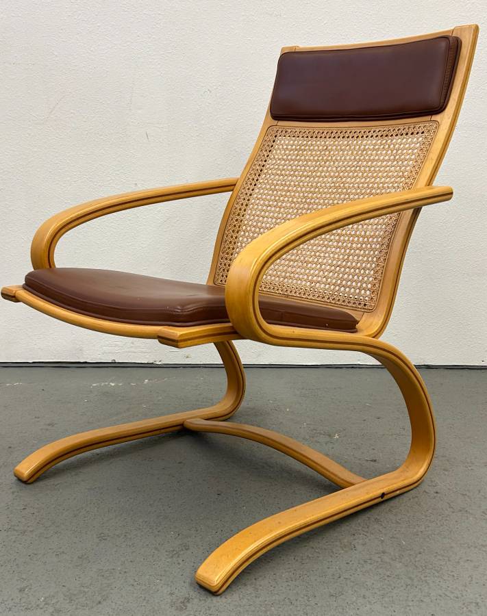 Scandinavian Bentwood Lounge Chair