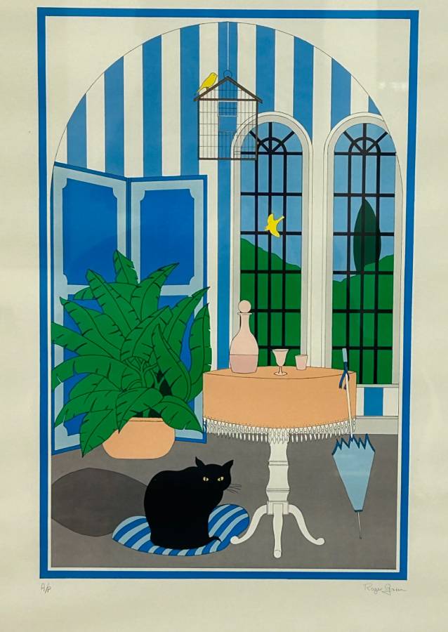 Roger Green Serigraph