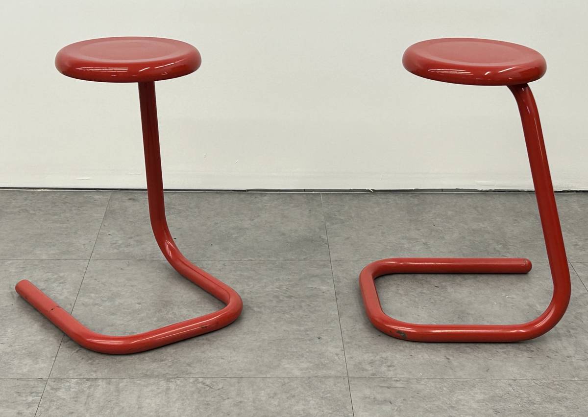 Red Paperclip Stool