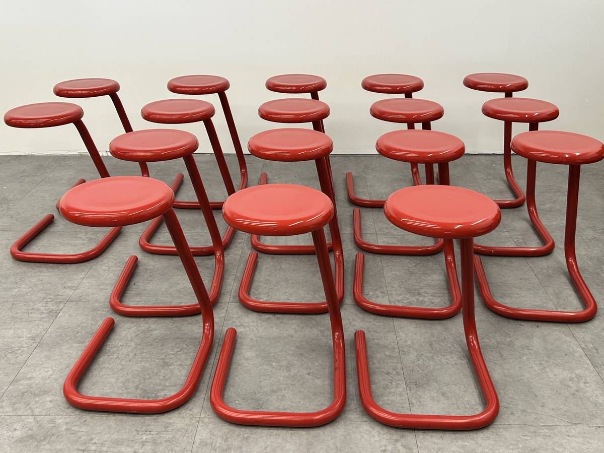 Red Paperclip Stool – Seattle Furniture Company