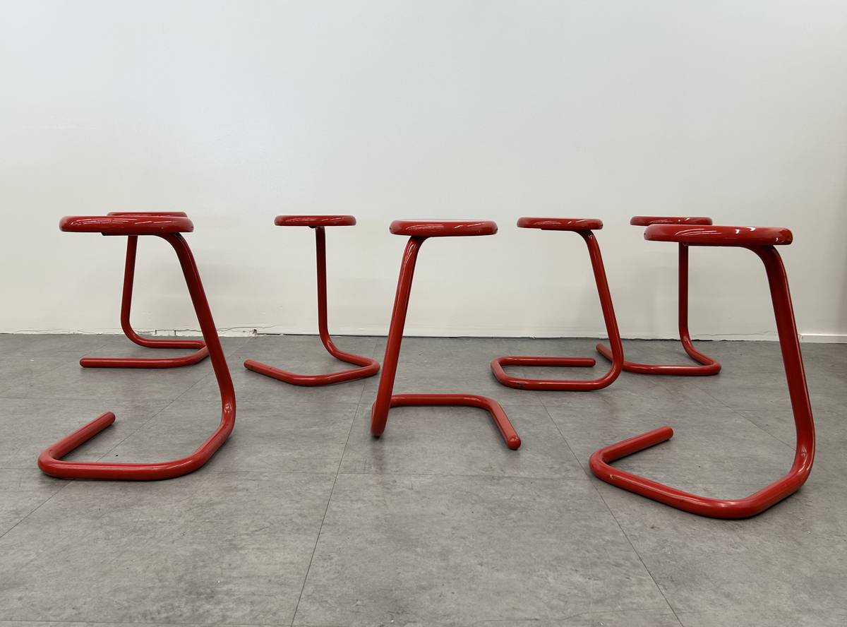 Red Paperclip Stool