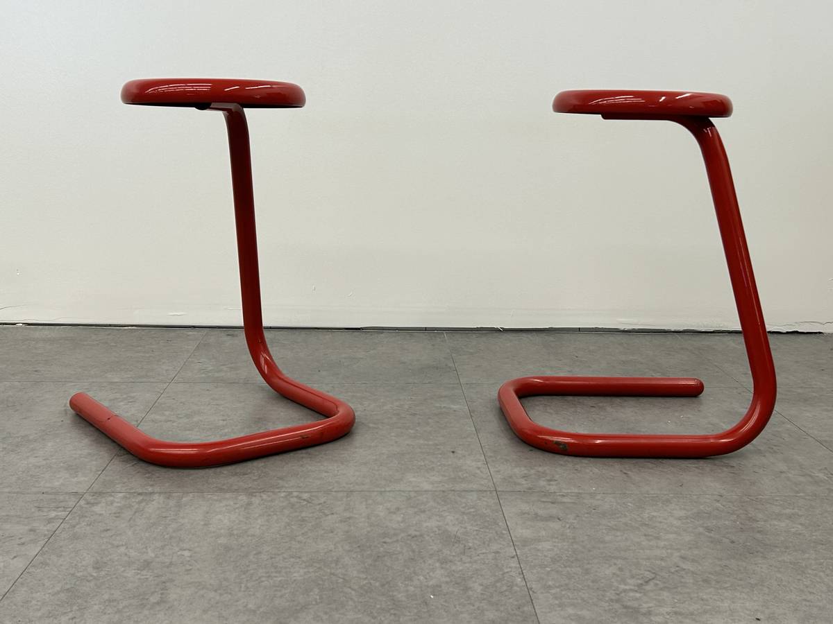Red Paperclip Stool – Seattle Furniture Company