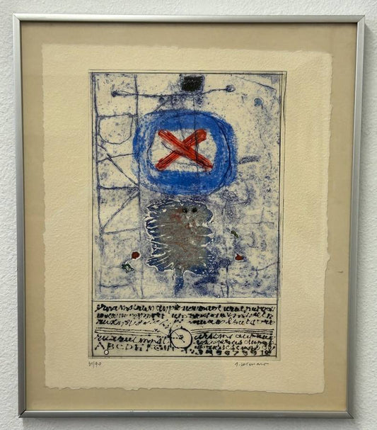 James Coignard Carborundum Signed Etching