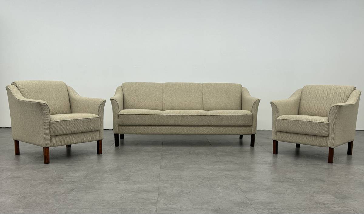 Vintage Danish Tweed Sofa