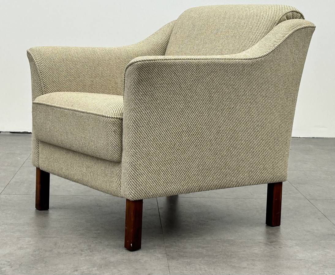 Vintage Danish Tweed Armchair