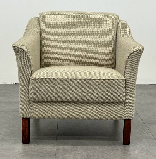Vintage Danish Tweed Armchair