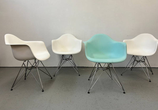 Eames Shell Armchair with Eiffel Tower Base