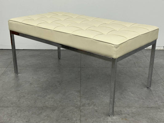 Florence Knoll Leather Bench
