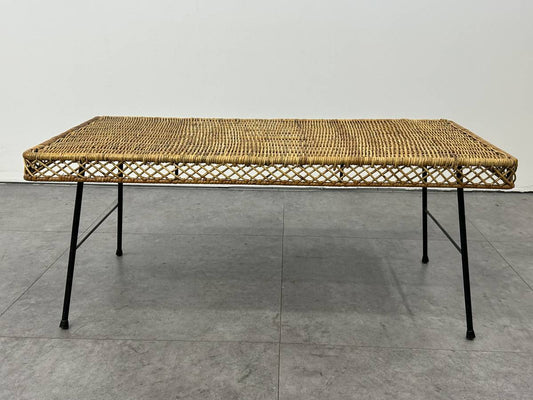 Danny Ho Fong Wicker Coffee Table