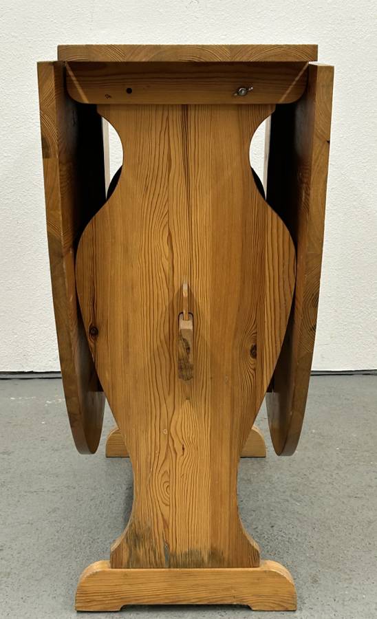 Swedish Pine Dropleaf Dining Table