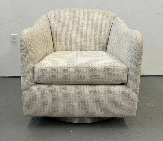 Hancock and Moore Swivel Lounge Chair