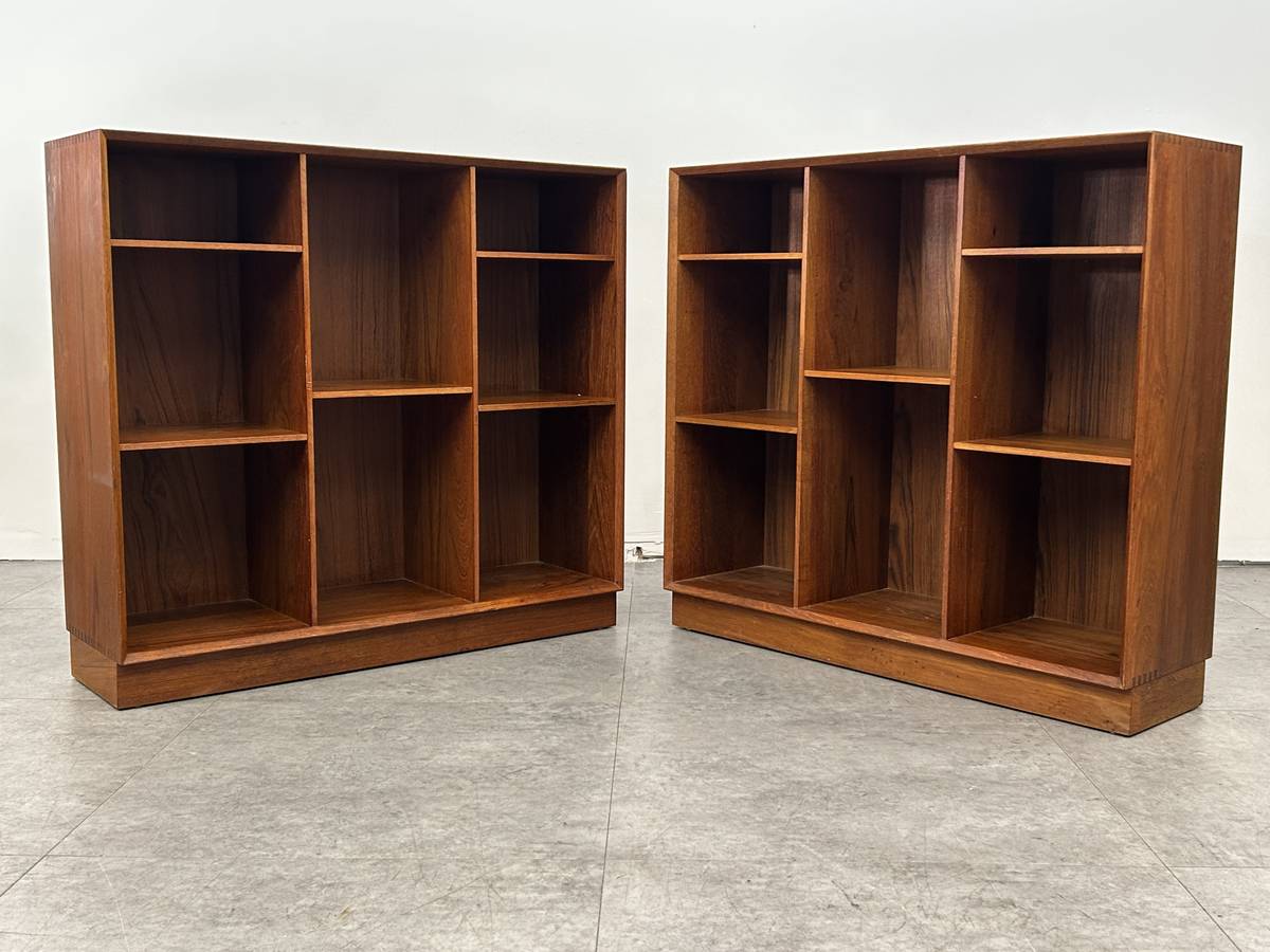 Peter Hvidt Modular Teak Bookcase