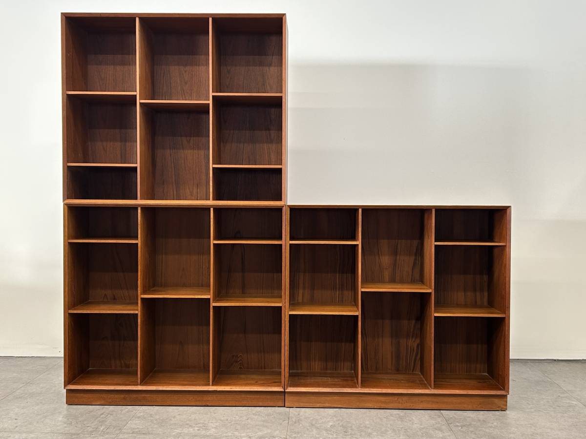Peter Hvidt Modular Teak Bookcase