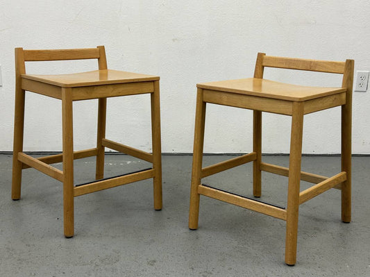 Modern Italian Wooden Bar Stool