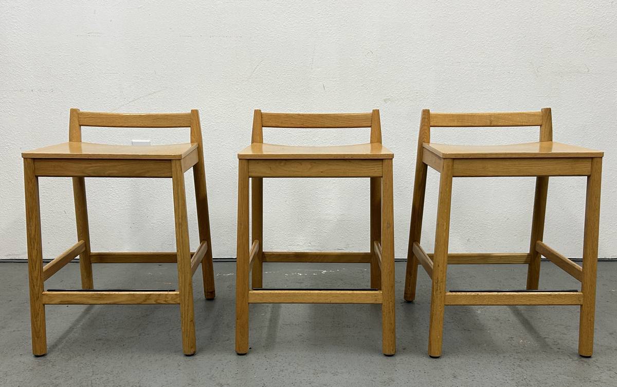 Modern Italian Wooden Bar Stool