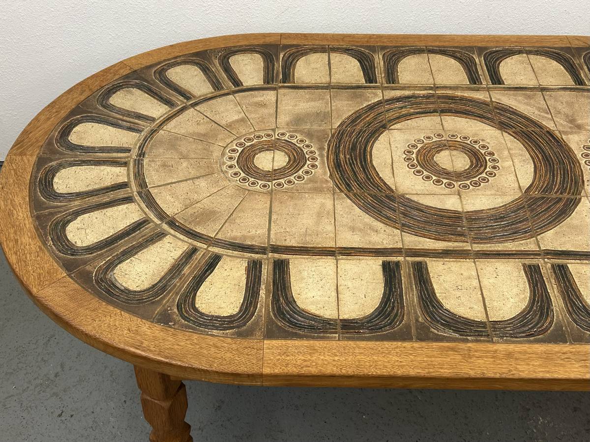 Henning Kjaernulf Tile Top Coffee Table