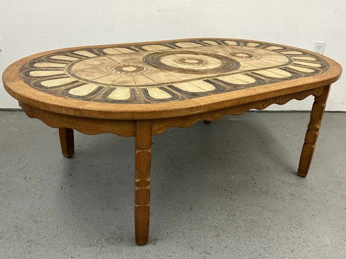 Henning Kjaernulf Tile Top Coffee Table