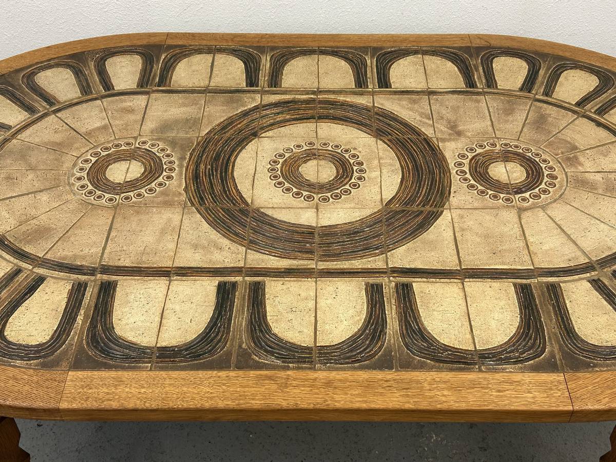 Henning Kjaernulf Tile Top Coffee Table