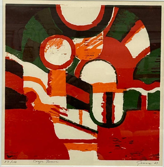 Knut Grane Signed Lithograph