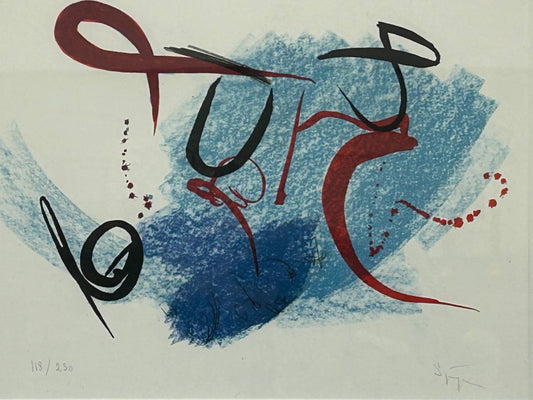 Lars Sjogren Abstract Lithograph
