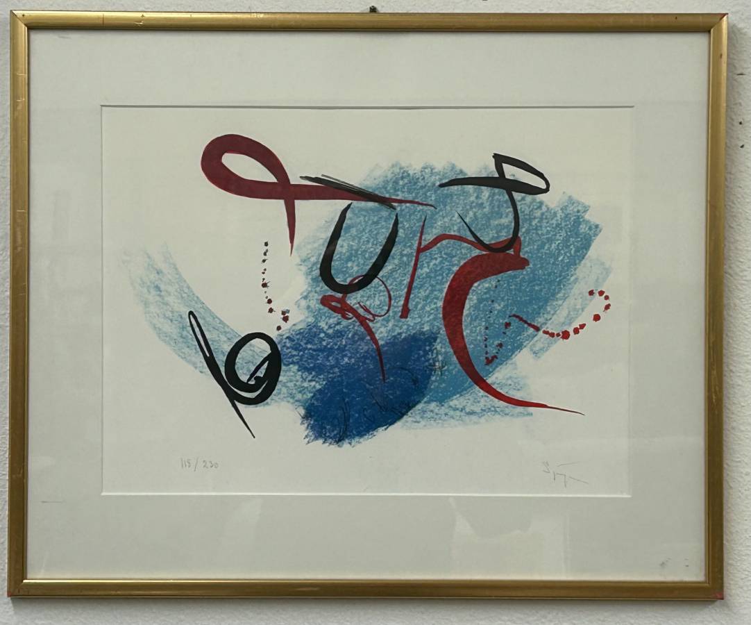 Lars Sjogren Abstract Lithograph