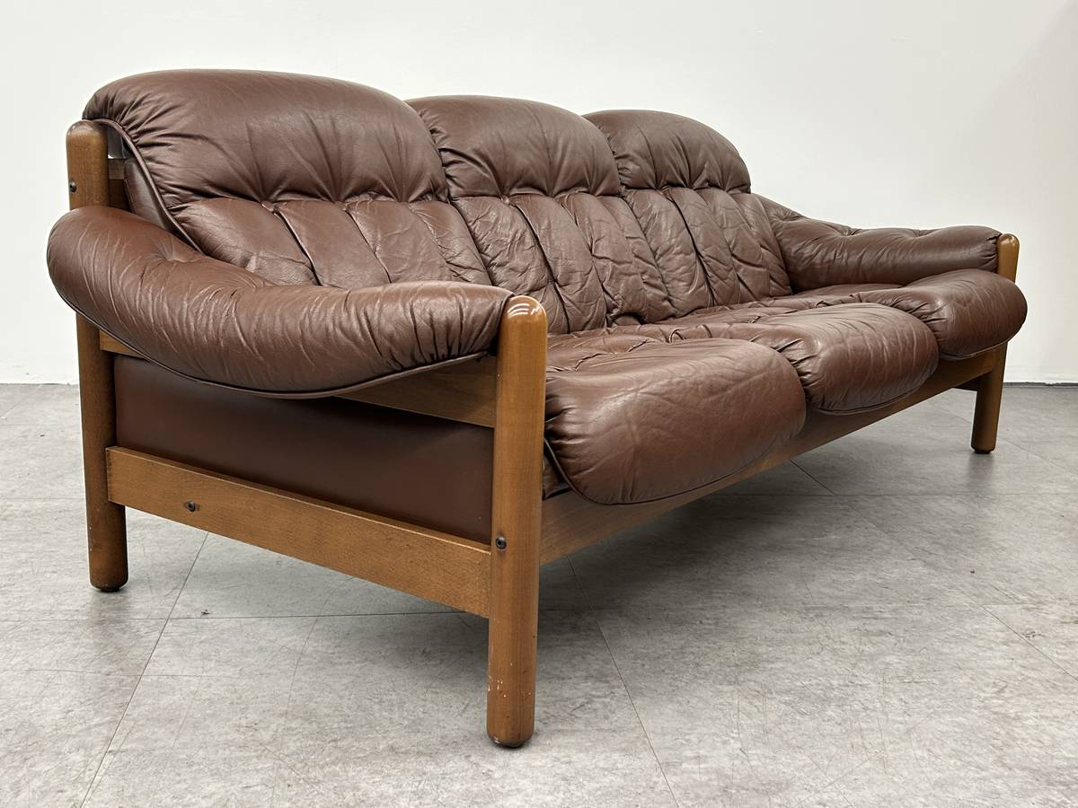 Lennart Bender Leather Sofa