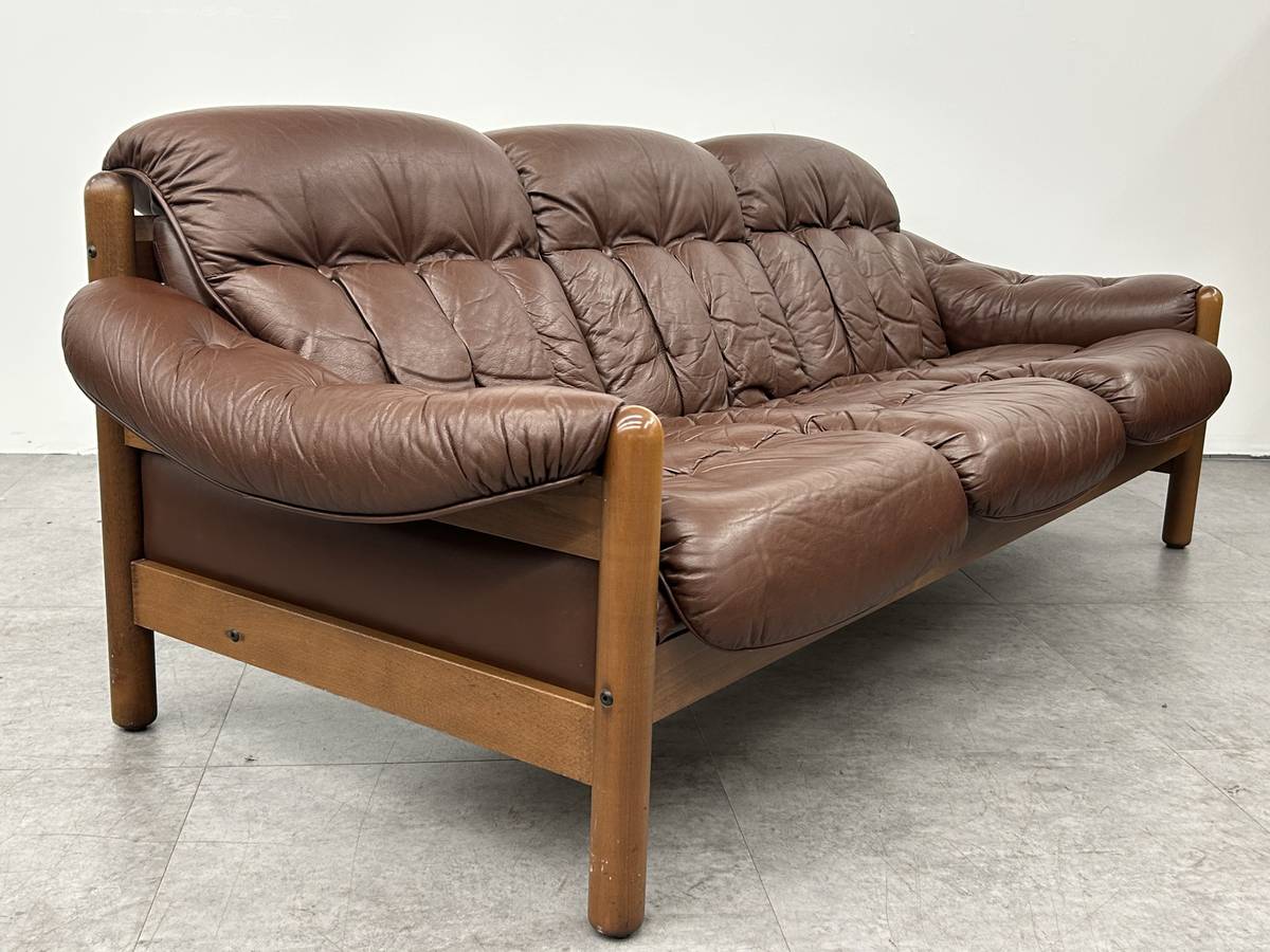 Lennart Bender Leather Sofa