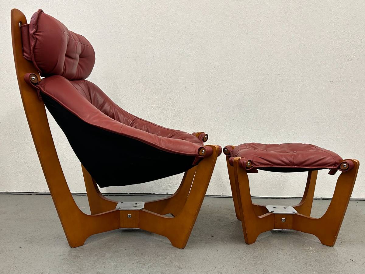 Odd Knutsen Luna Chair and Ottoman