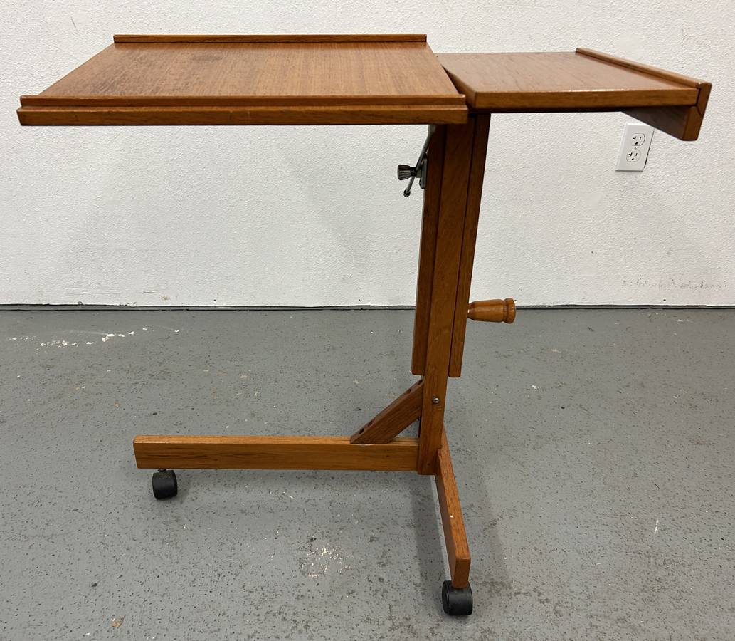 Danish Teak Adjustable Music Stand