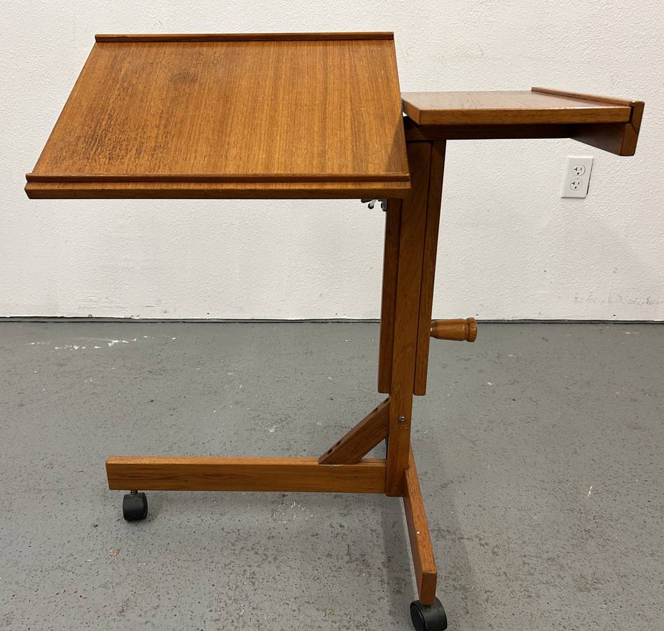 Danish Teak Adjustable Music Stand