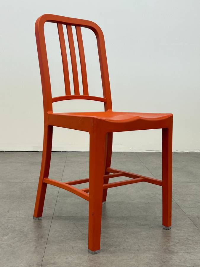 Red Emeco 111 Navy Chair