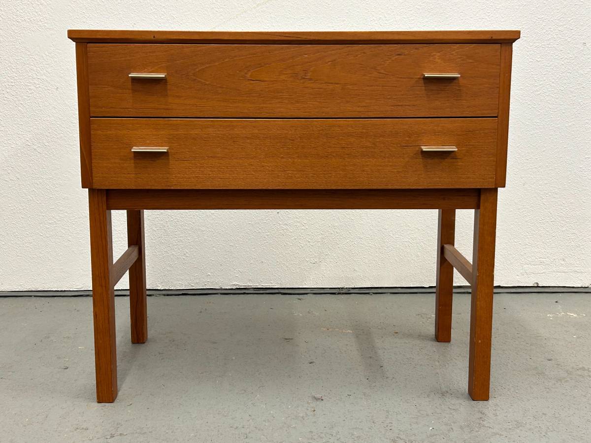Swedish 2 Drawer Nightstand
