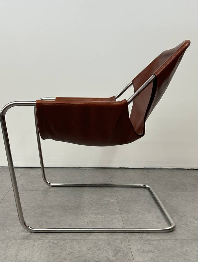 Paulo Mendes da Rocha Leather Lounge Chair