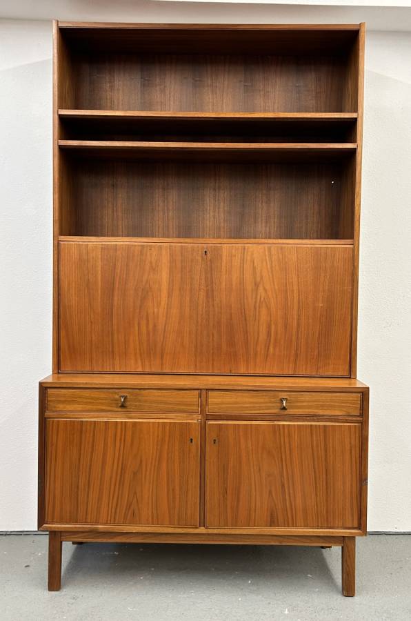 Scandinavian China Cabinet with Desk