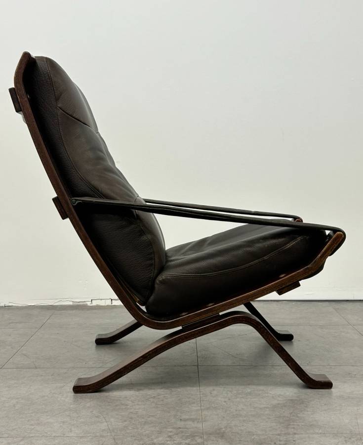 Scandinavian Leather Armchair