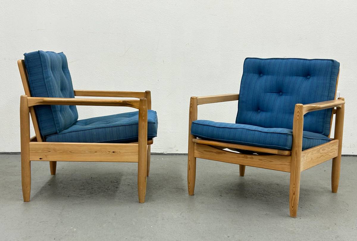Swedish Pine Lounge Chair