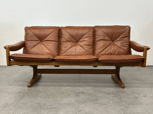 Soda Galvano Leather Sofa