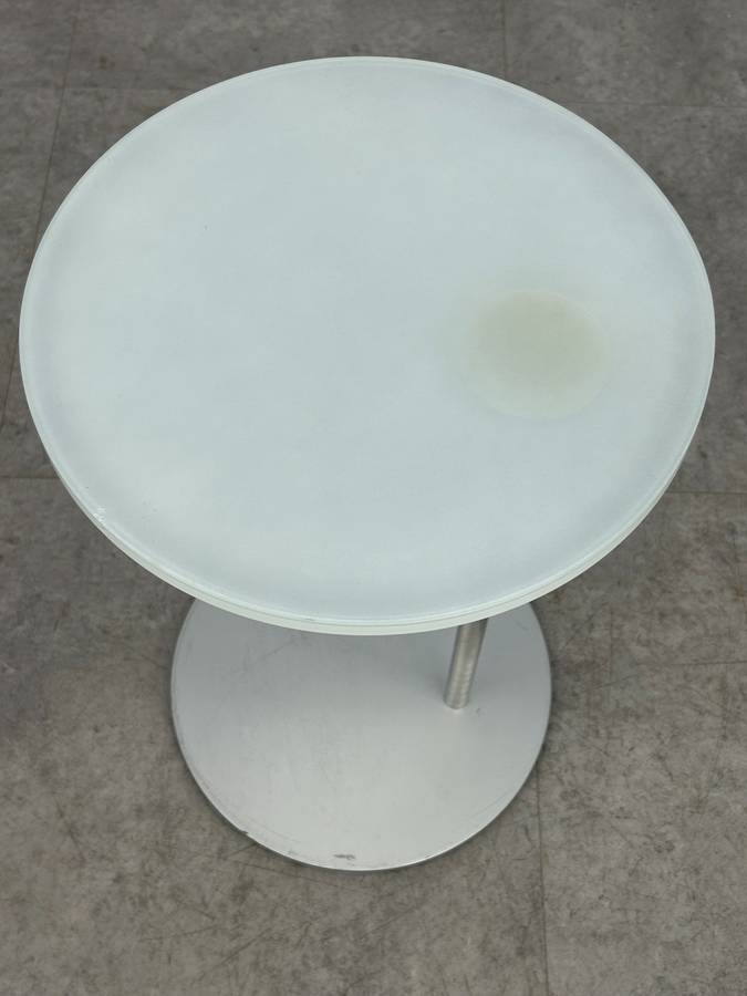 Steelcase Laptop Table with Glass Top